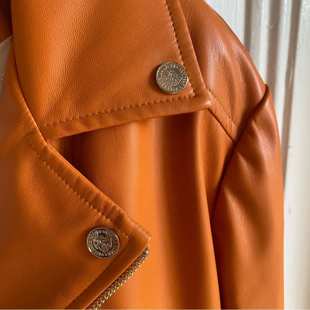 SILVIAN HEACH Bikerjacket In Eco
Leather Sz 44it(M) - Picture 7 of 16